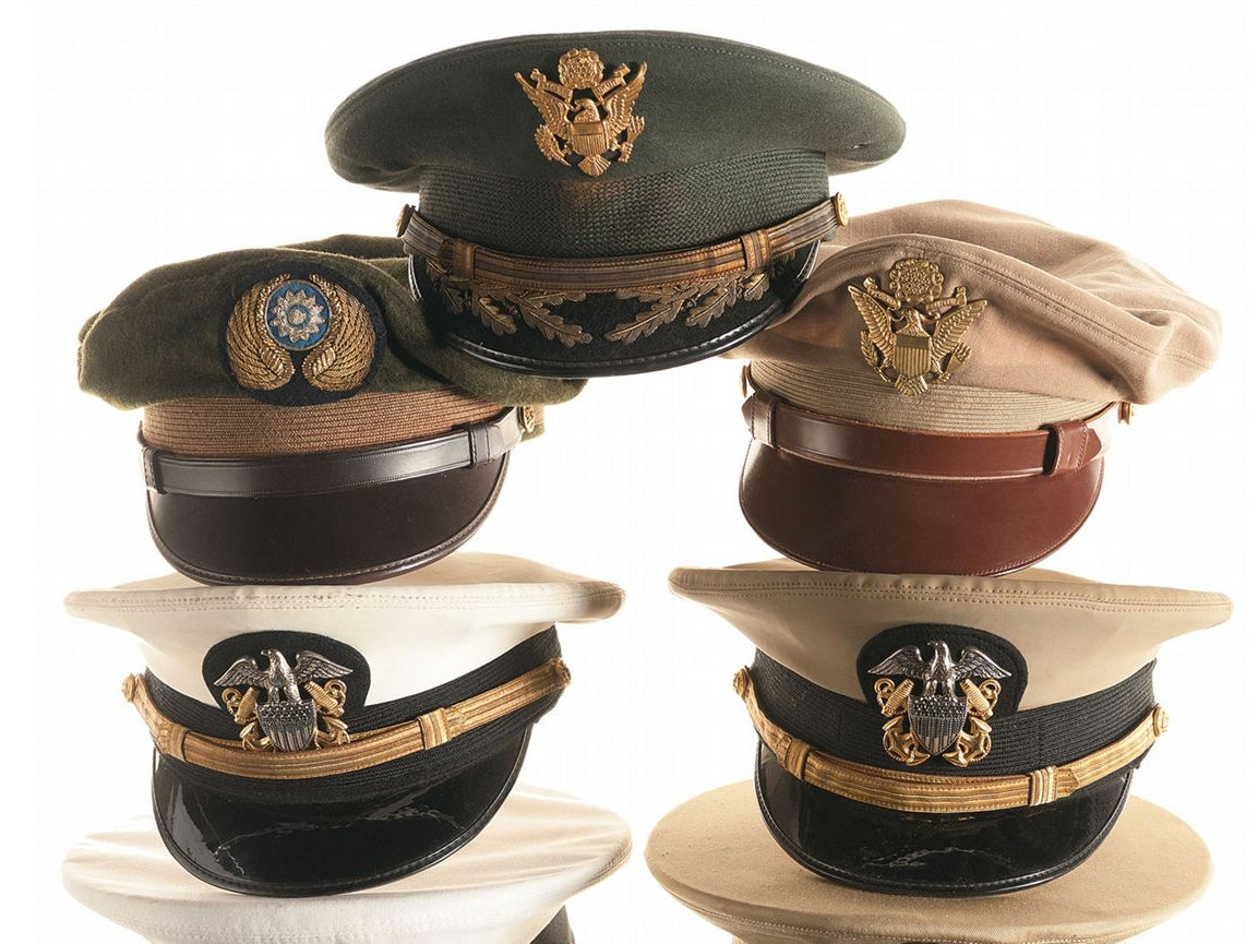 Vintage Military Dress Caps