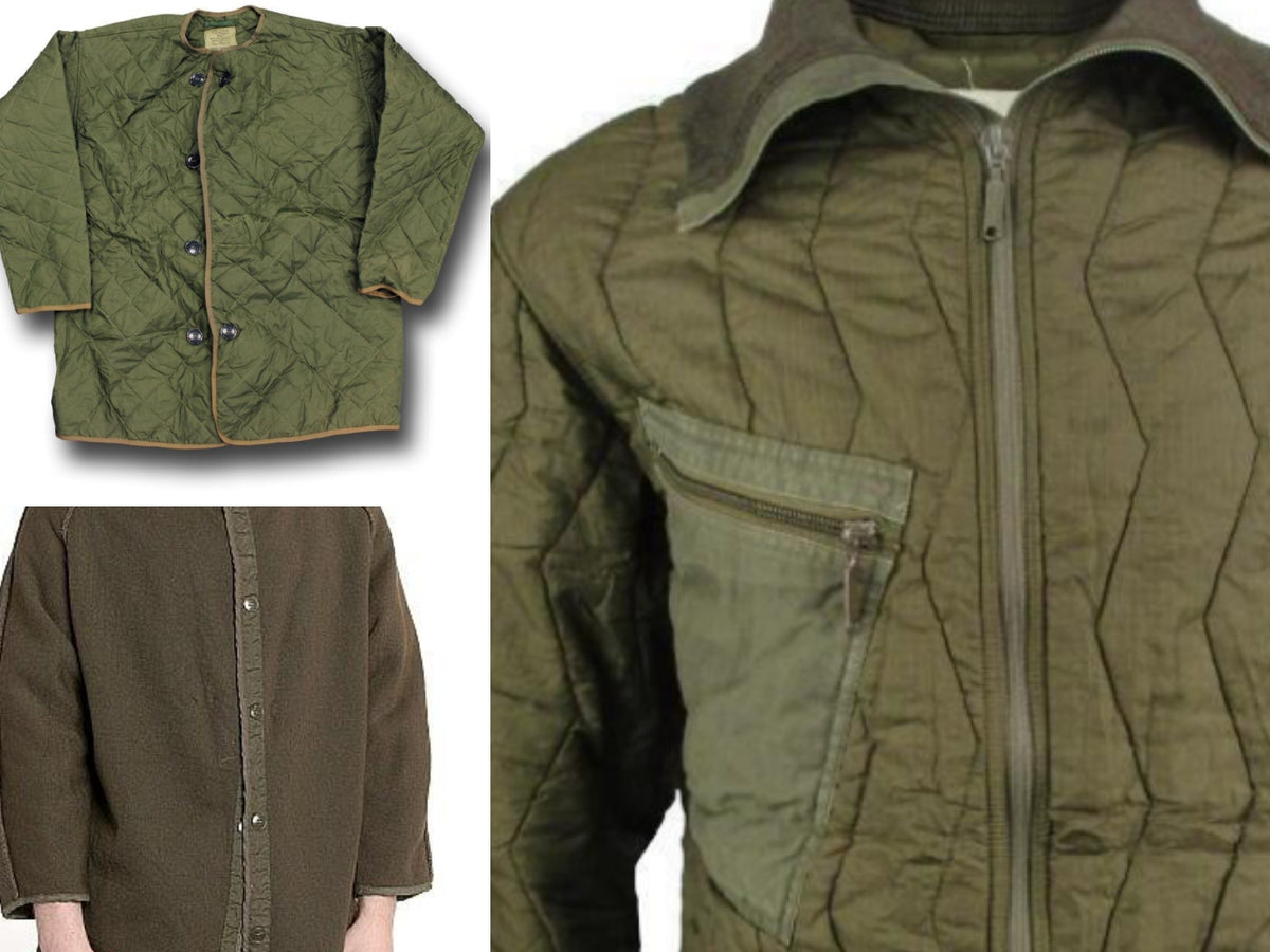 Vintage Military Jacket Liners
