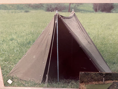 West German Bundeswehr 2 Man Pup Tent Shelter Half