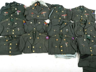 Vintage Military Dress Uniforms