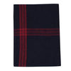 Navy With Gold Stripe Wool Blanket