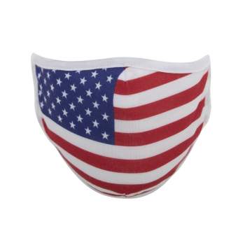 US Flag Reusable 3 Layer Facemask