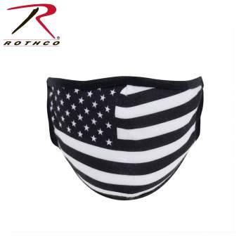 US Flag Reusable 3 Layer Facemask