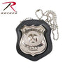 NYPD Style Leather Badge Holder With Clip