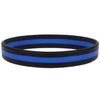 Silicone Thin Blue Line Bracelet