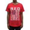 Womens R.E.D. (Remember Everyone Deployed) T-Shirt - Red