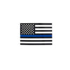 Transparent Thin Blue Line Flag Decal
