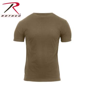 Athletic Fit Solid Color Military T-Shirt