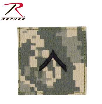 Official U.S. Made Embroidered Rank Insignia - Private