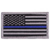 Thin Blue Line Police U.S. Flag Patch - Hook Back