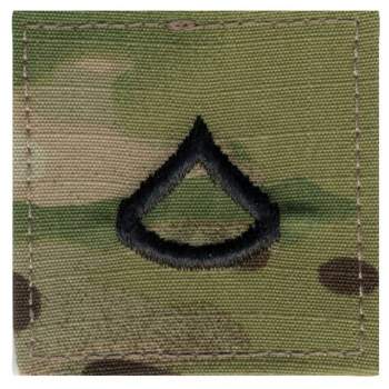 Official U.S. Made Embroidered Rank Insignia - Private 1st Class