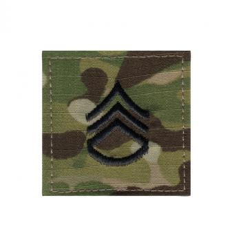 Official U.S. Made Embroidered Rank Insignia Staff Sergeant Patch