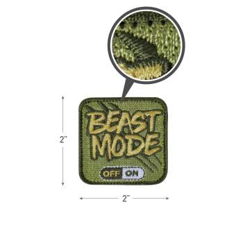 Beast Mode Patch With Hook Back
