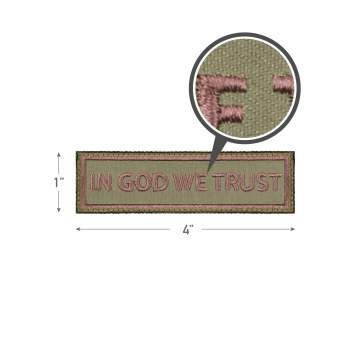 In God We Trust Morale Patch