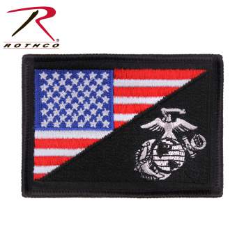 US Flag / USMC Eagle, Globe and Anchor Morale Patch