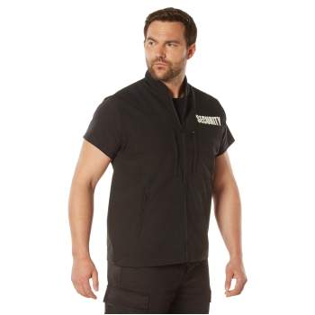 Concealed Carry Soft Shell Security Vest - Black