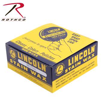 Lincoln U.S.M.C. Stain Wax Shoe Polish