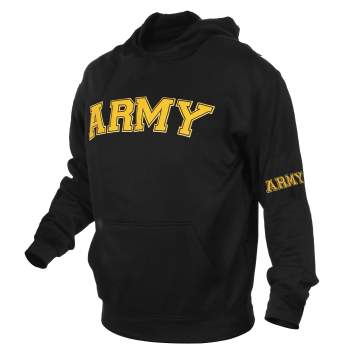 Army Pullover Hoodie - Black