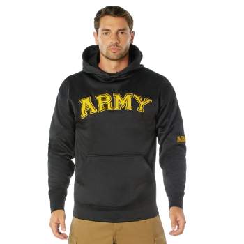 Army Pullover Hoodie - Black
