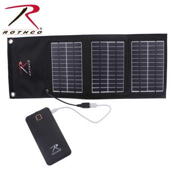 MOLLE Solar Panel With Power Bank