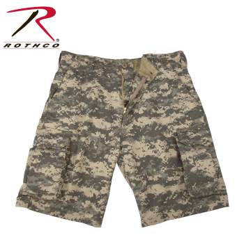Vintage Style Camo Paratrooper Cargo Shorts