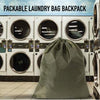Packable Laundry Bag Backpack