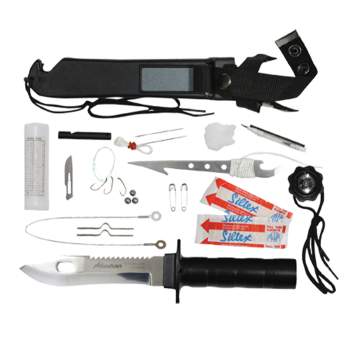 Deluxe Adventurer Survival Kit Knife