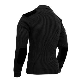 Quarter Zip Acrylic Commando Sweater