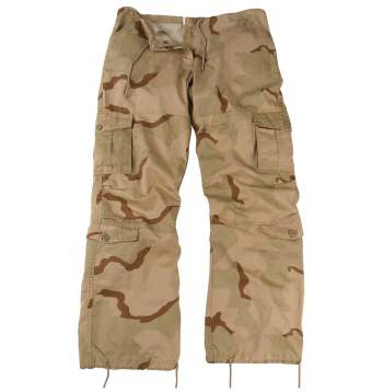 Women's Camo Vintage Style Paratrooper Fatigue Pants