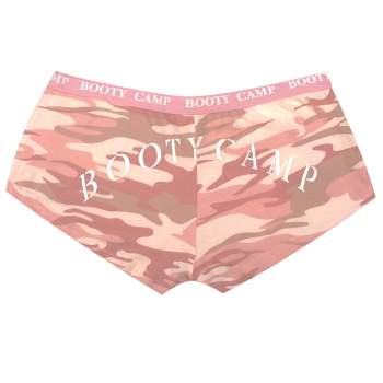 Baby Pink Camo "B-Camp" Booty Shorts