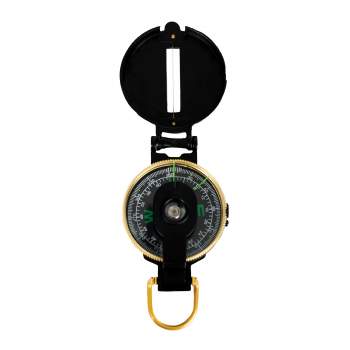 Lensatic Metal Compass