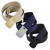 54 Inch Military Web Belts in 3 Pack
