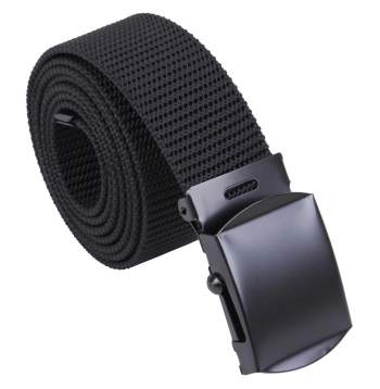 Nylon Web Belt - Black Webbing