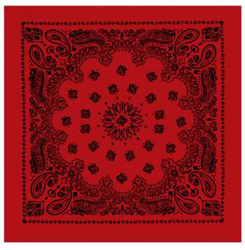 Trainmen Paisley Bandana – Extra-Large 27” X 27"