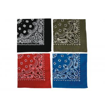 Trainmen Paisley Bandana – Extra-Large 27” X 27"