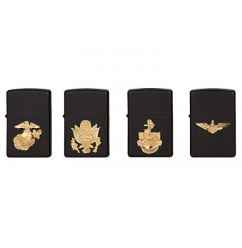 Zippo Military Crest Lighters