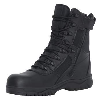 8 Inch Forced Entry Tactical Boot With Side Zipper & Composite Toe