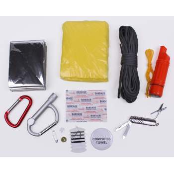 Utility Pouch with Survival Kit Essentials
