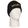 Embroidered Security Watch Cap - Black & Gold