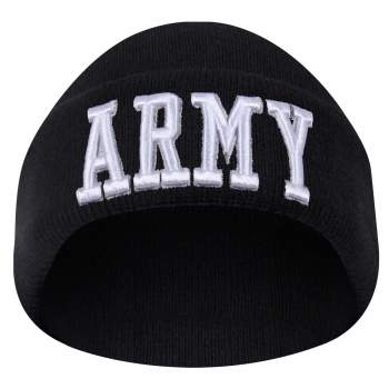 Deluxe Embroidered Watch Cap - Army