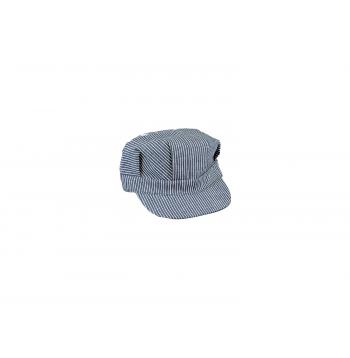 Hickory Stripe Engineer Cap