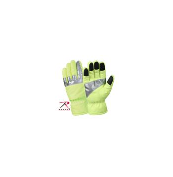 Safety Green Gloves With Reflective Tape