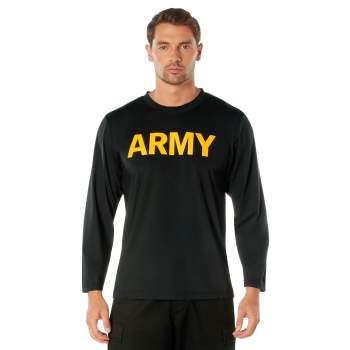 Long Sleeve Army PT Shirt