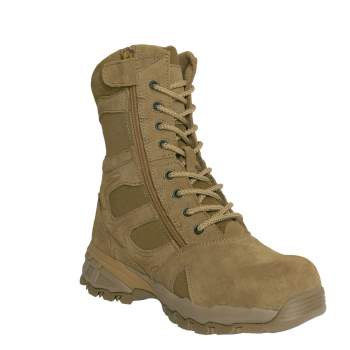 8 Inch Forced Entry Tactical Boot With Side Zipper & Composite Toe