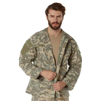 Shop Generic Man Oversized Army Tactical Shirt Long Sleeve Camping