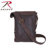 Brown Leather Military Tech Bag