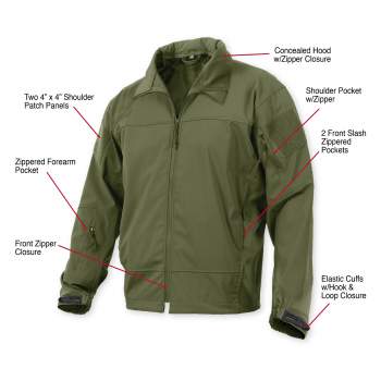 Covert Ops Lightweight Soft Shell Jacket