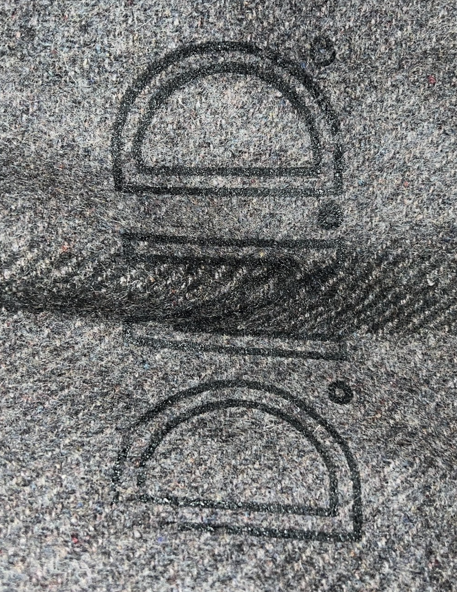 Authentic 1950's Canadian Civil Defense Wool Blanket, Brand New *Very RARE*