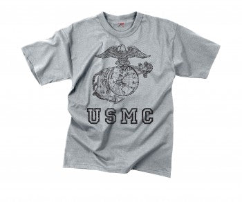 Vintage Style USMC Eagle, Globe & Anchor T-Shirt