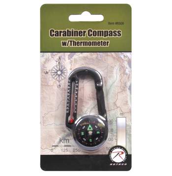 Carabiner Compass/Thermometer
